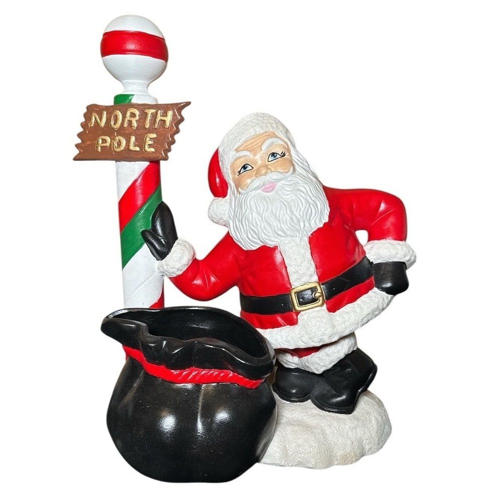 Santa Claus North Pole Figurine Christmas Holiday Decoration